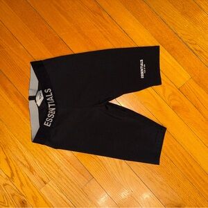 Essentials Black Shorts